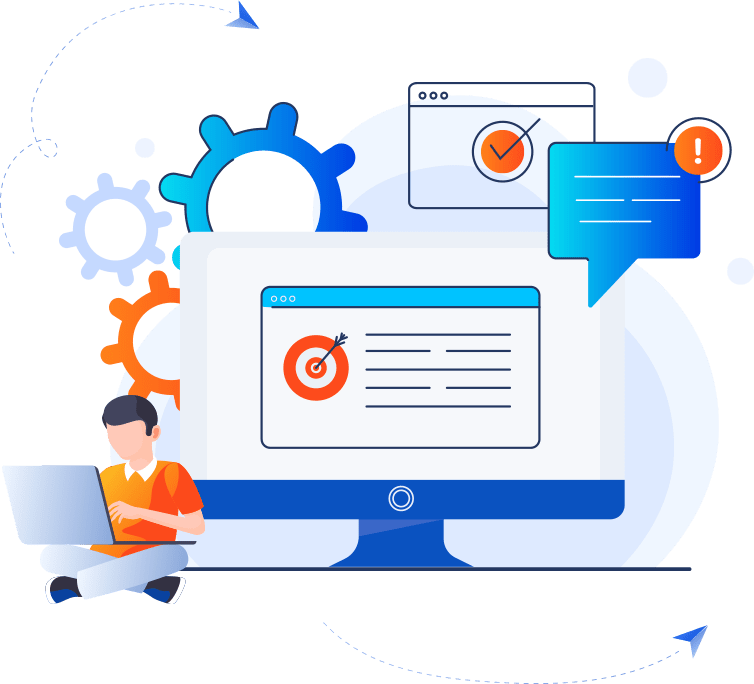 Team working on web development and digital solutions